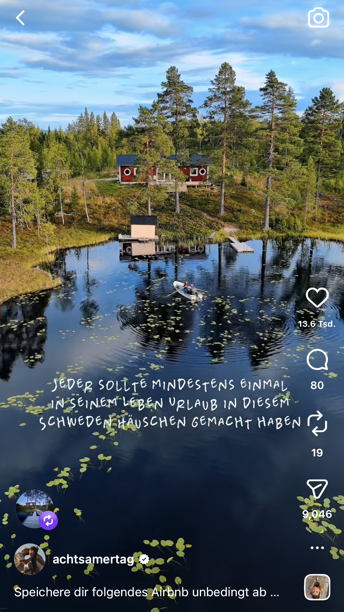 Off Grid Cabin Sweden — Reel campaign